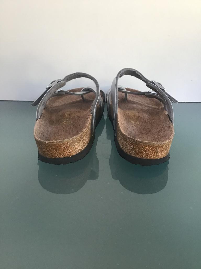 Birkenstock 40 | Mayari zilveren slippers | Gratis verzenden, Slippers, Overige kleuren, Verzenden, Zo goed als nieuw