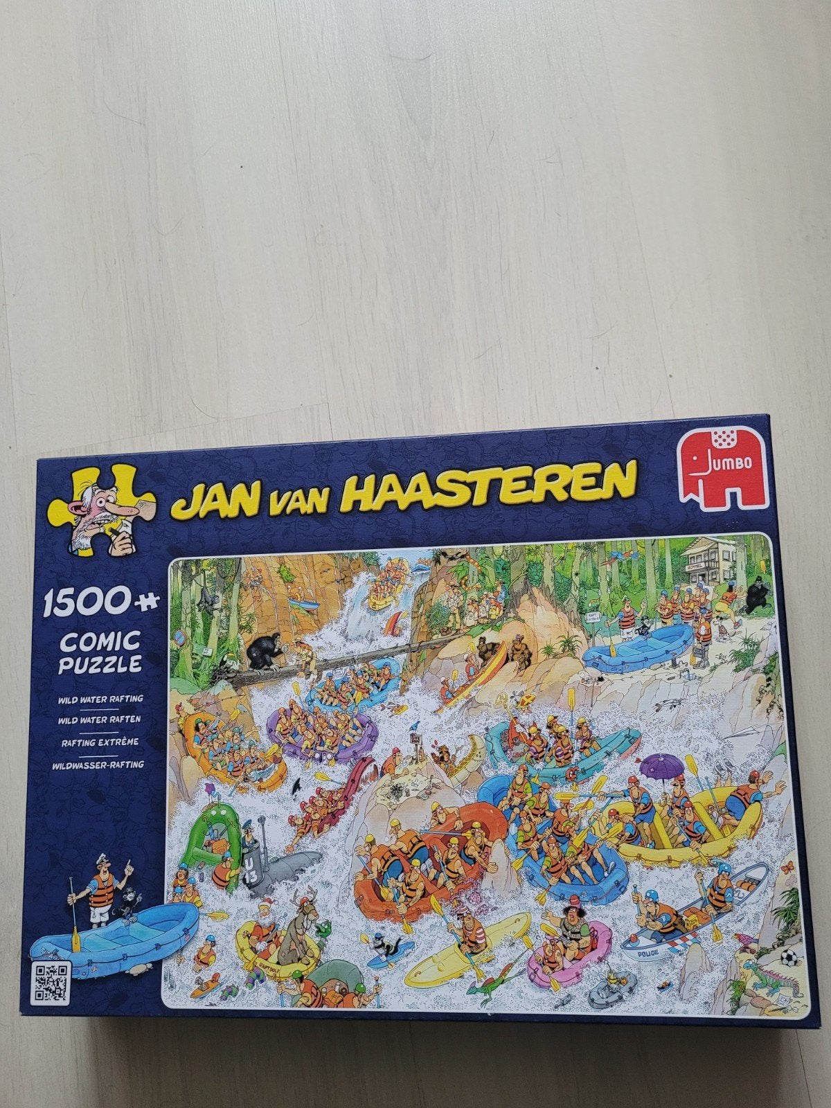 Jan van Haasteren. wilt water raften, Ophalen of Verzenden, 500 t/m 1500 stukjes, Zo goed als nieuw, Legpuzzel