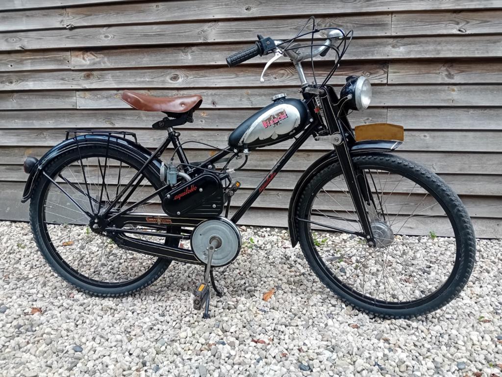 Bianchi Aquilotto 1954, Fietsen en Brommers, Brommers | Oldtimers, Overige merken, Ophalen
