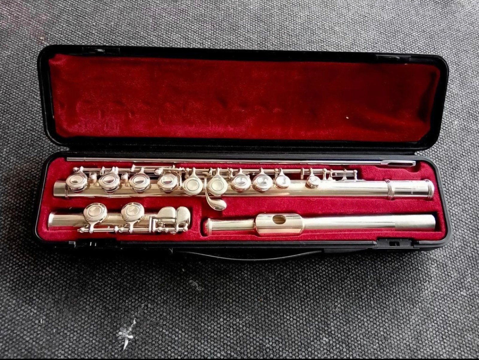 Yamaha 211S Dwarsfluit (Japan) - Complete set, goede staat, Ophalen of Verzenden, Gebruikt