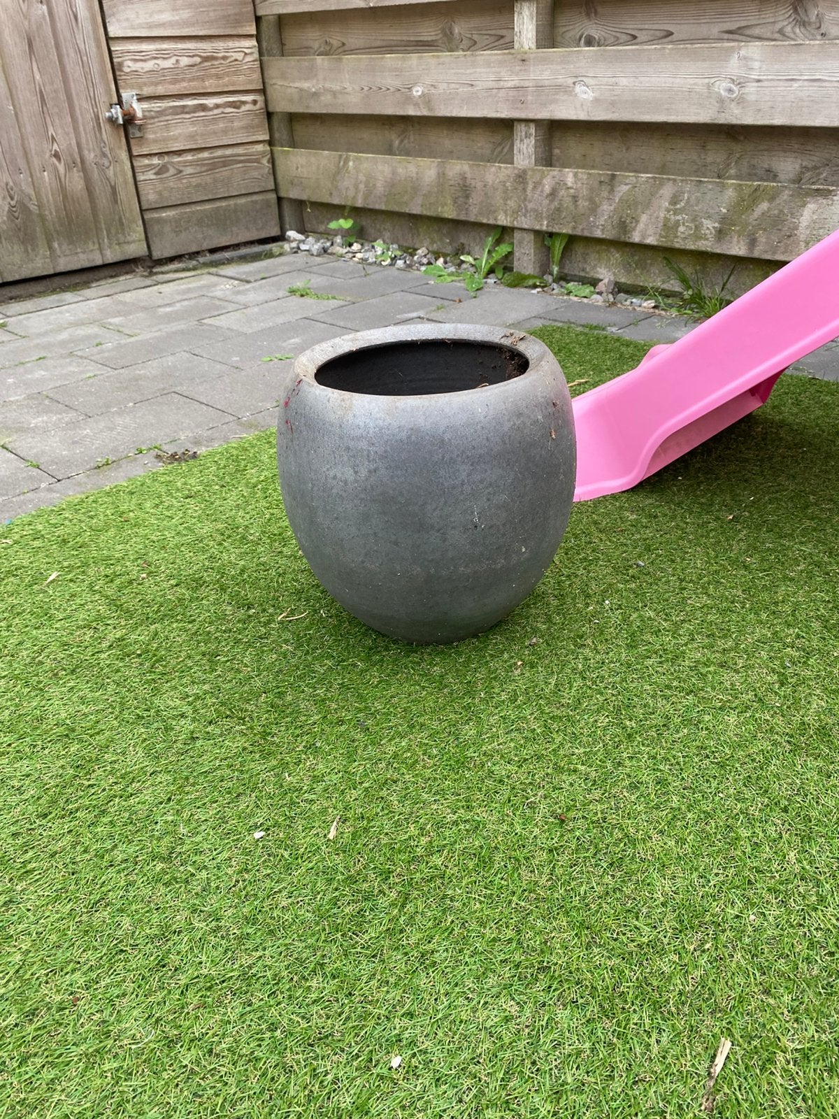 Bloempot, Ophalen, Rond, Zo goed als nieuw, Aardewerk
