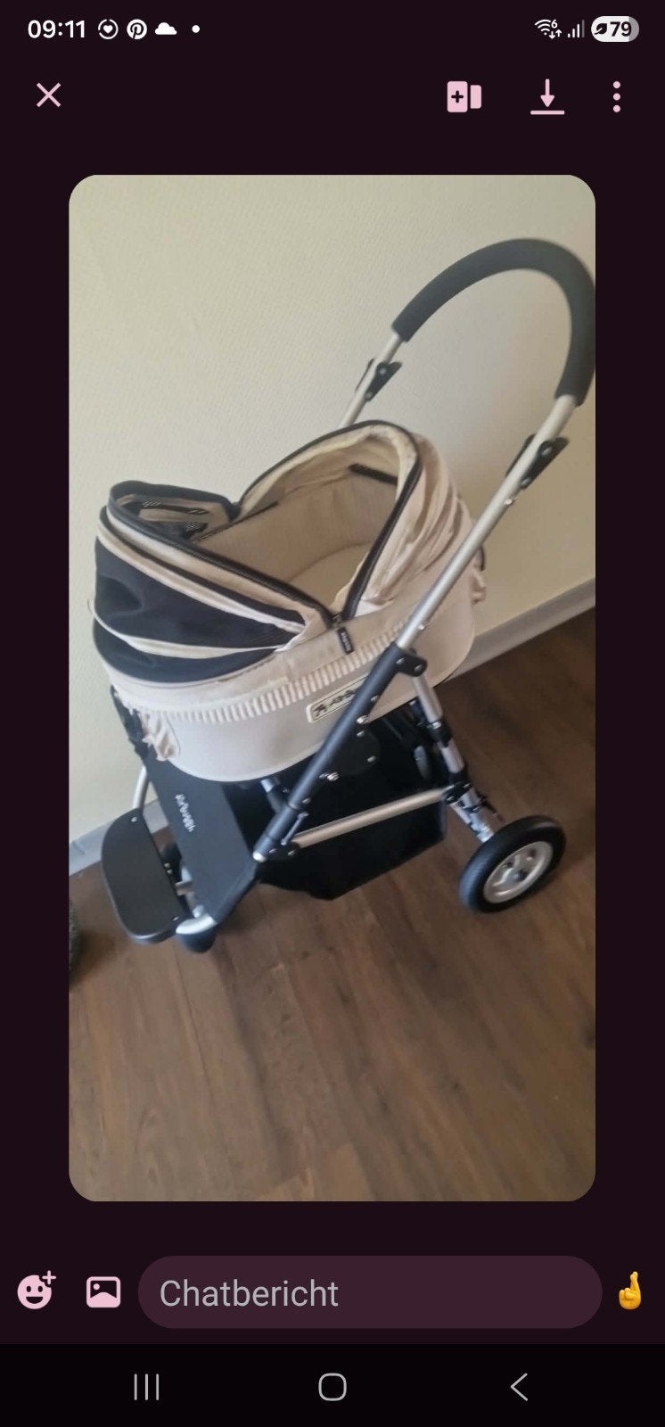 Airbuggy ercru, Ophalen, Zo goed als nieuw, Overige merken
