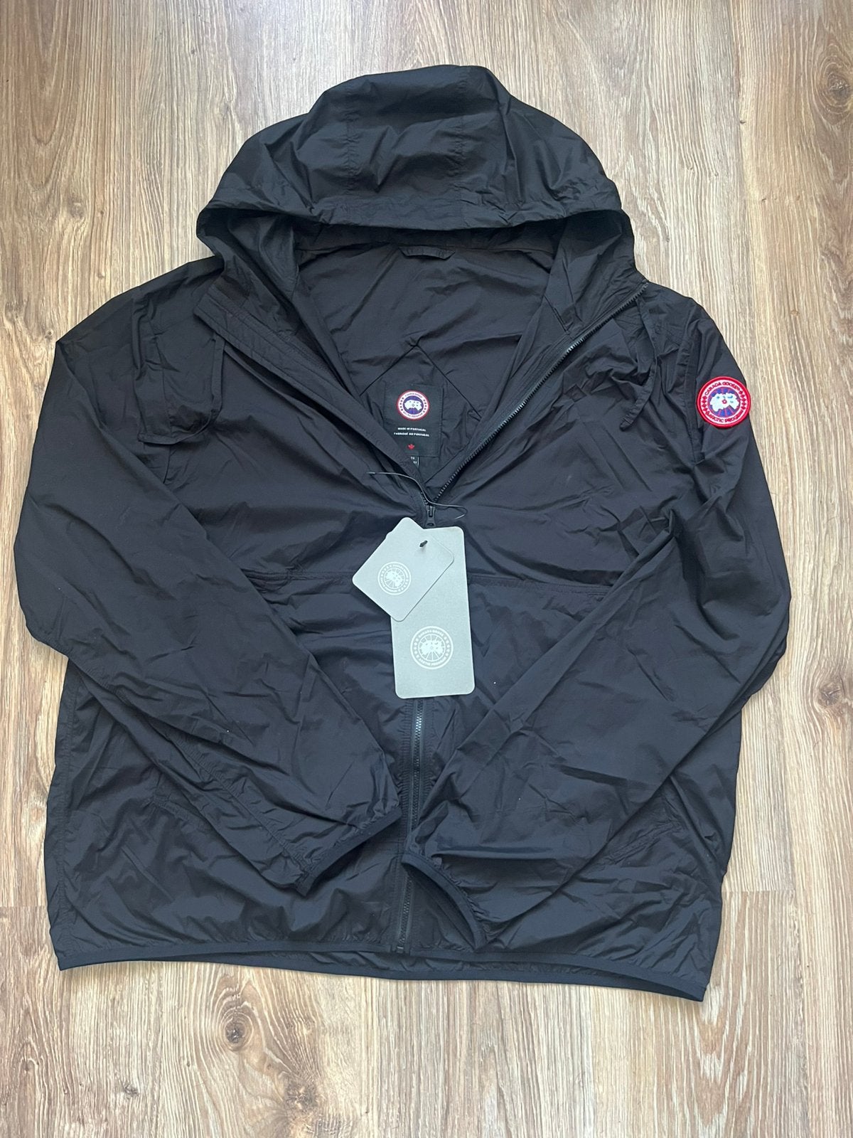 Canada Goose winbreaker, Ophalen of Verzenden, Zo goed als nieuw, Maat 56/58 (XL), Zwart