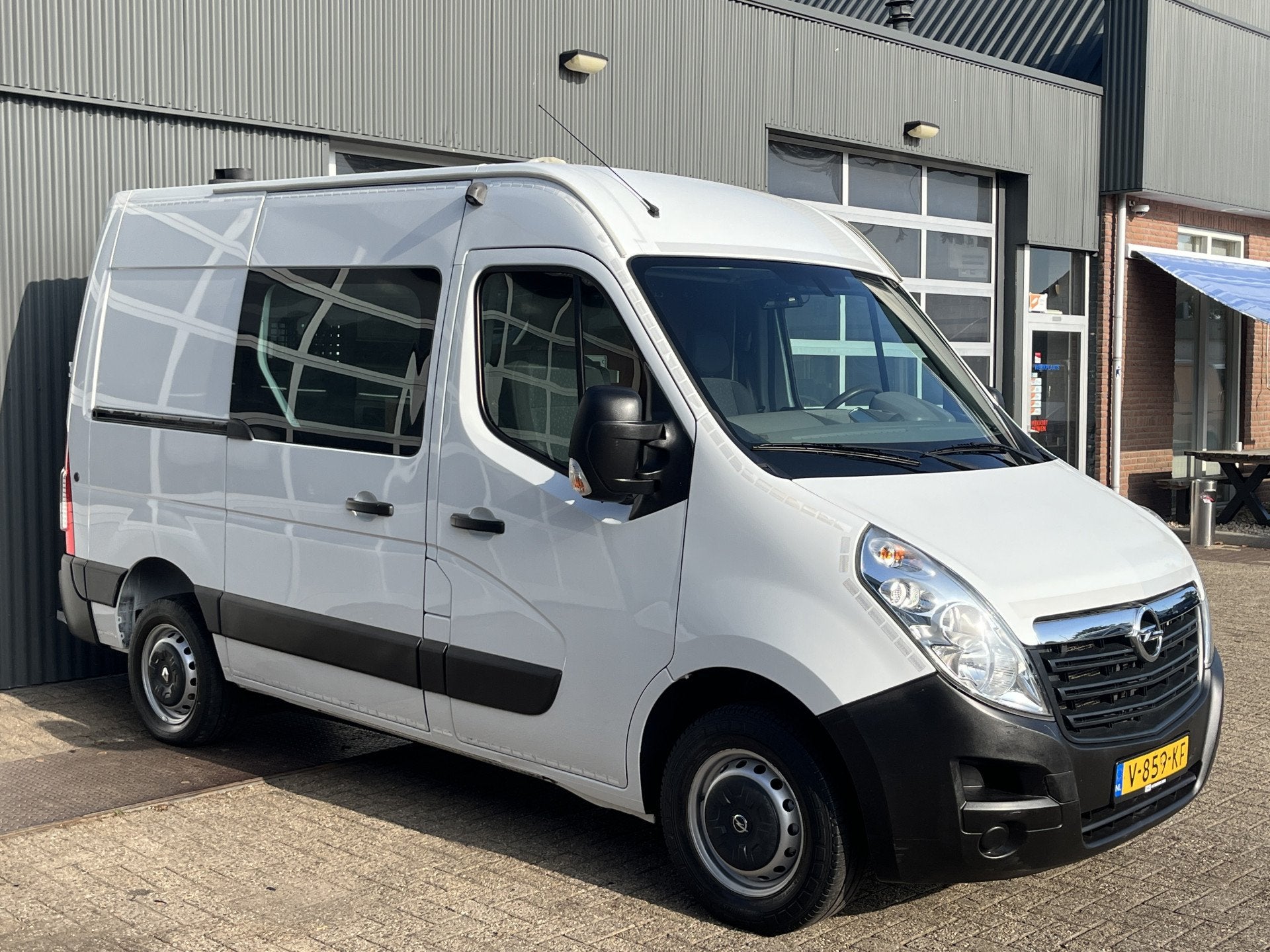 Opel Movano 2.3 CDTI BiTurbo L1H2 Airco Cruise controle Kast, Stof, Gebruikt, 4 cilinders, 2 stoelen