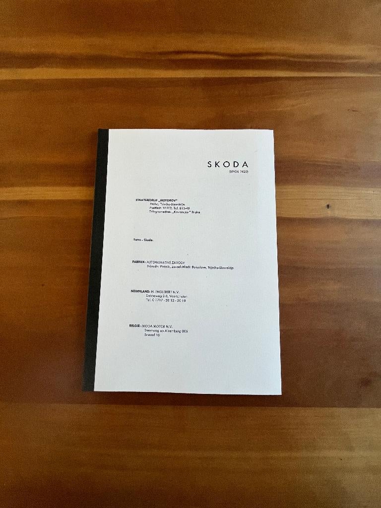 Werkplaatshandboek Skoda, Ophalen of Verzenden