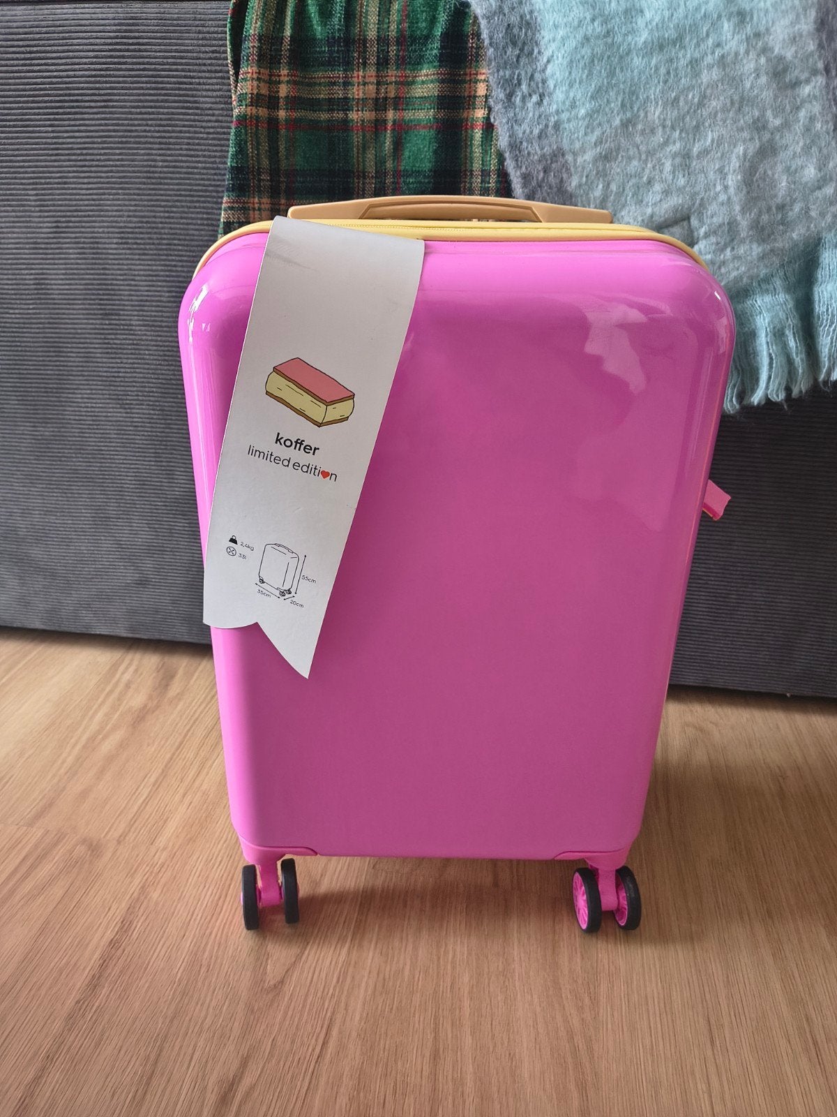 hema tompouce koffer nieuw limited edition, Wieltjes, Minder dan 40 cm, Nieuw, Ophalen of Verzenden