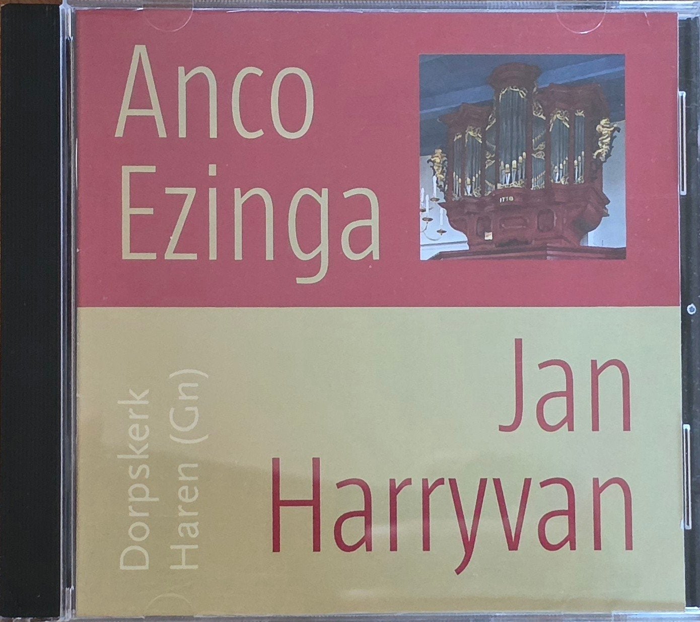 Anco Ezinga & Jan Harryvan - Dorpskerk Haren (Gn) CD, Overige componisten, Ophalen of Verzenden, Zo goed als nieuw, Inclusief doosje