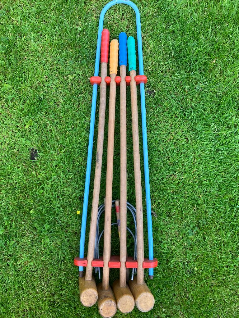 Vintage cricket set 70 er Jaren, Ophalen of Verzenden, Gebruikt
