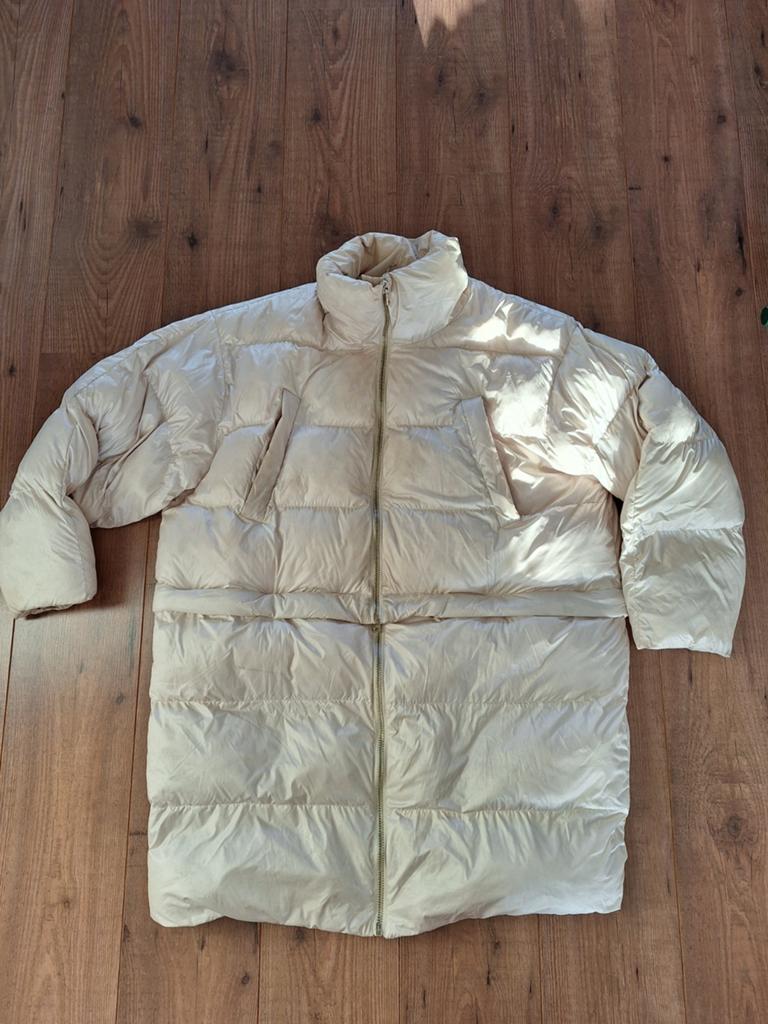 Ibana Cherry afritsbare jas maat 36, Kleding | Dames, Jassen | Winter, Gedragen, Maat 36 (S), Beige, Ophalen of Verzenden