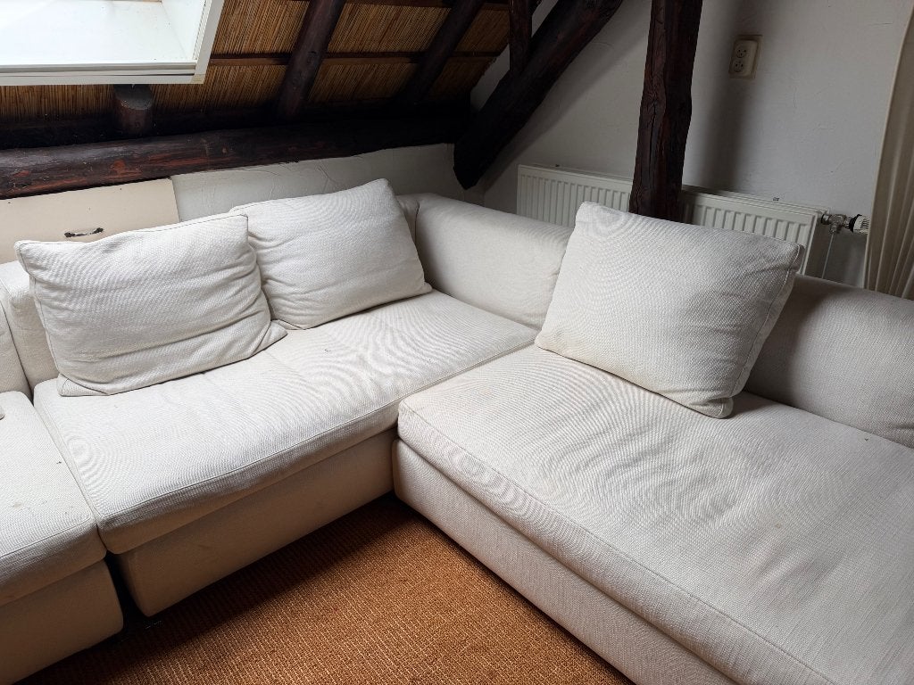 Minotti hoek bank, Ophalen, Gebruikt, Hoekbank, 300 cm of meer