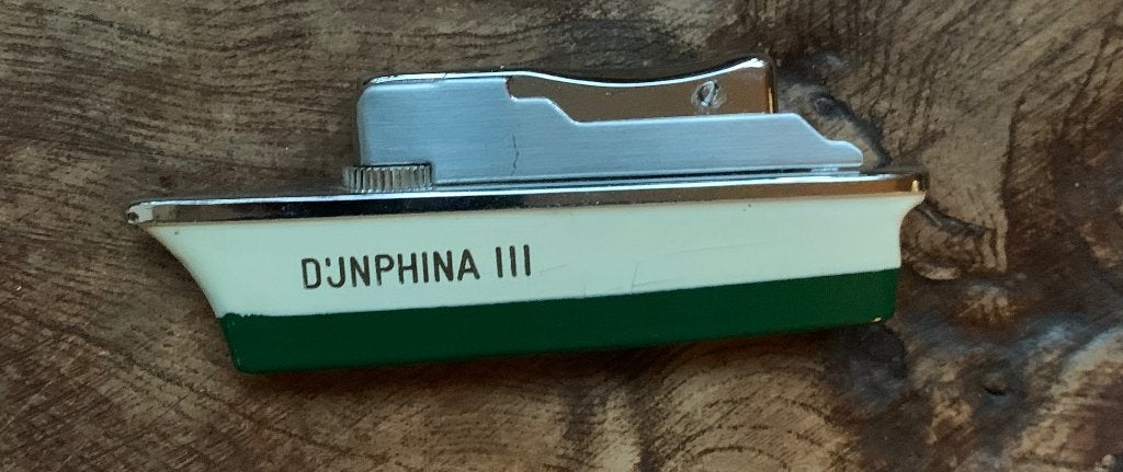 Aansteker DIJNPHINA III, Verzenden, Gebruikt, Aansteker