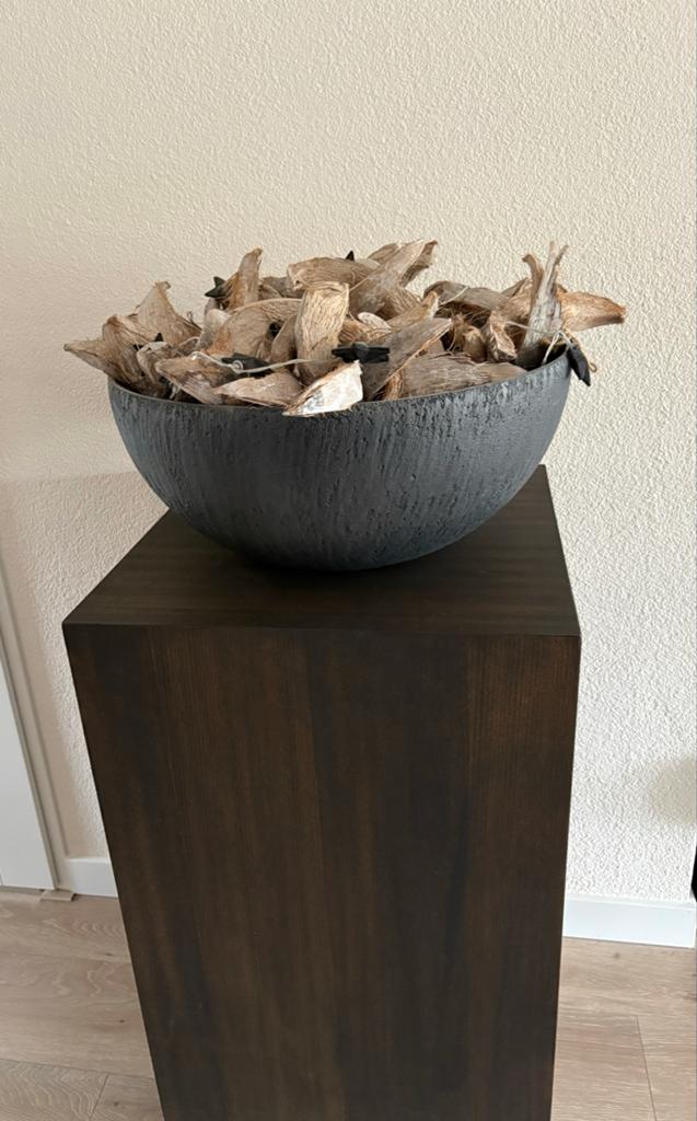 Donkerbruine zuil 90x50x50cm, Ophalen, Gebruikt