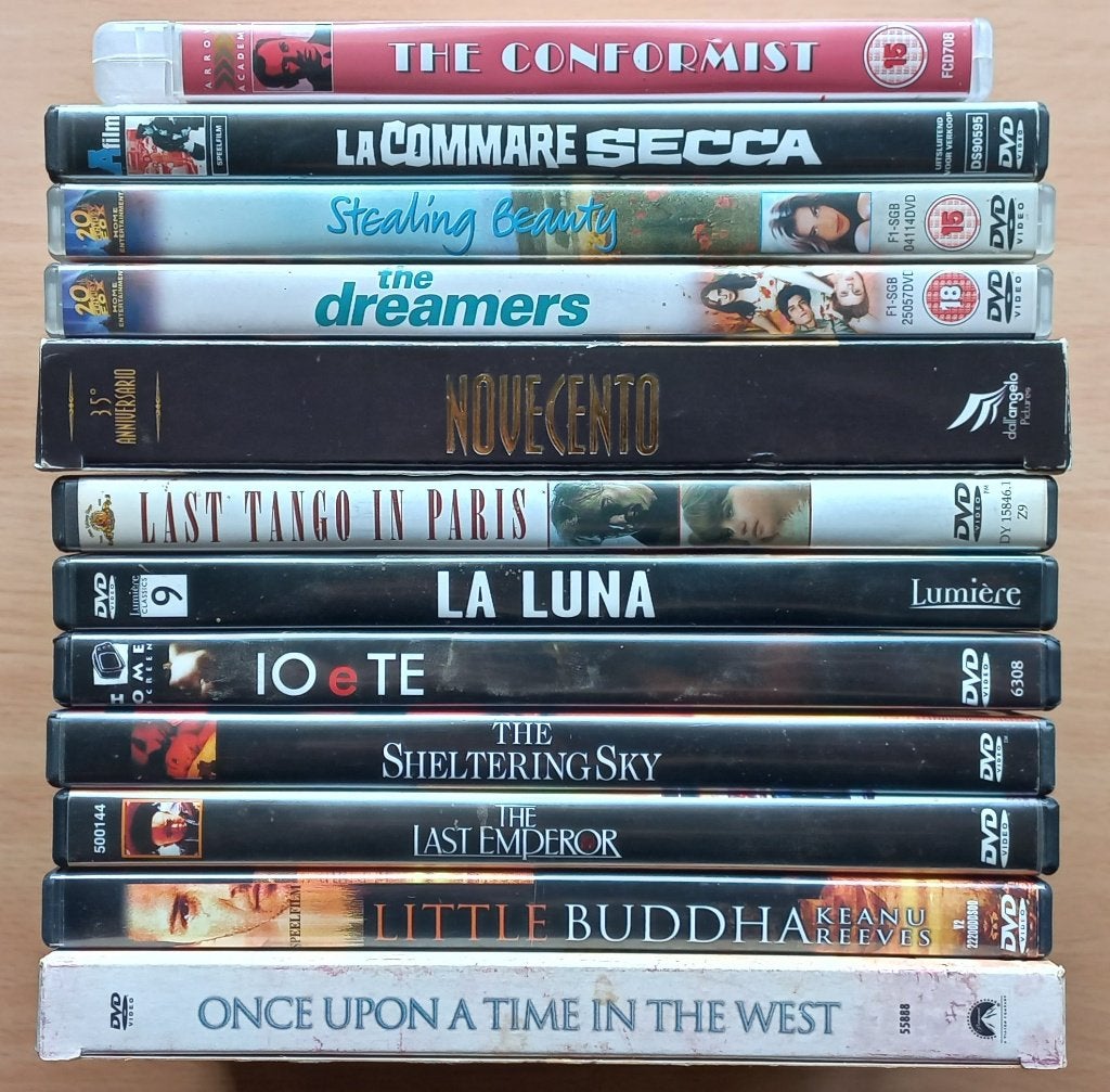 Bernardo Bertolucci Collectie 16disc set o.a. Commare secca, Cd's en Dvd's, Dvd's | Filmhuis, Inclusief boekje, Vanaf 16 jaar