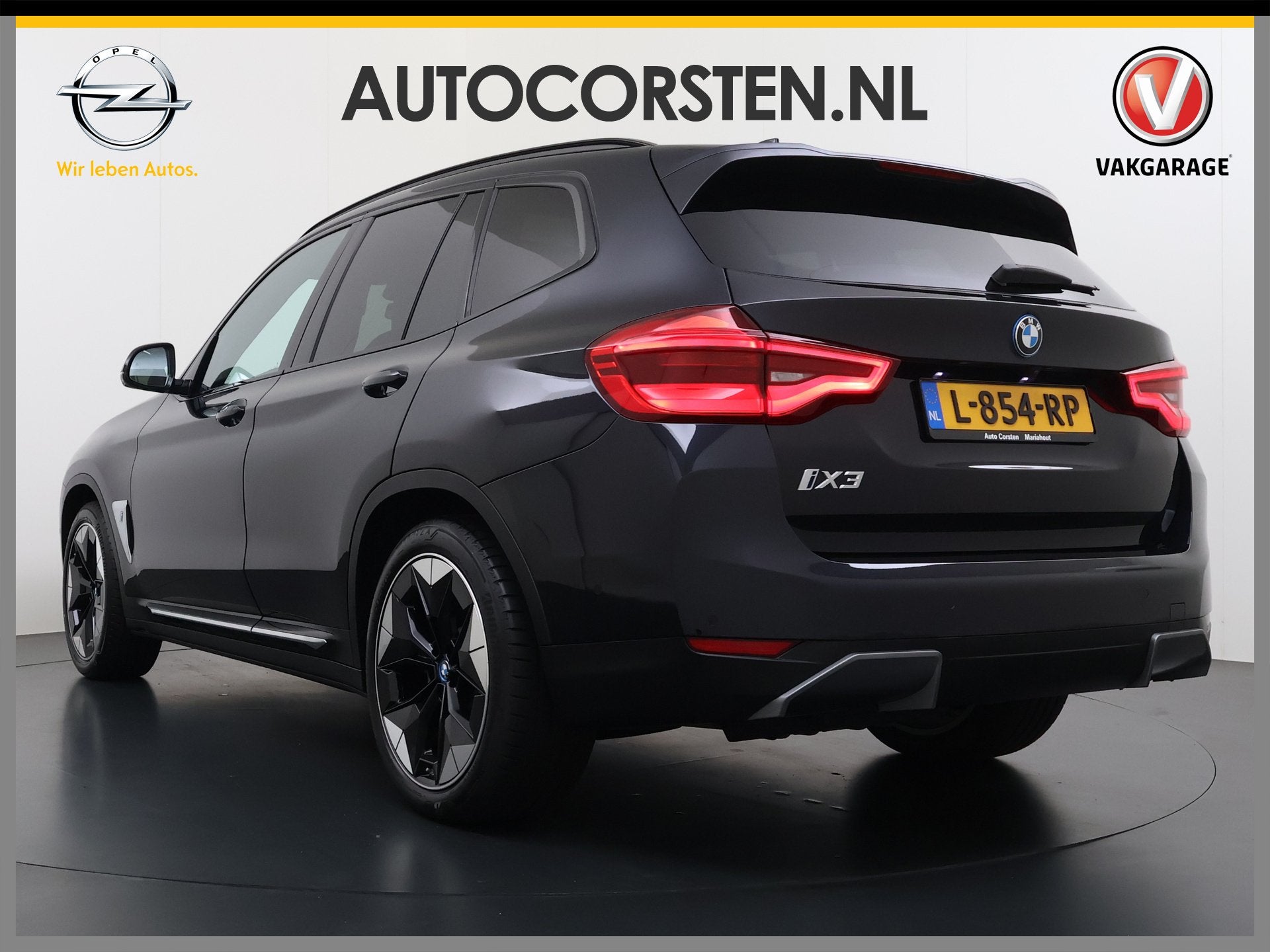 BMW iX3 High Executive 80kWh SOH 96% Panoramadak Sportstoele, Automaat, Achterwielaandrijving, Gebruikt, 750 kg