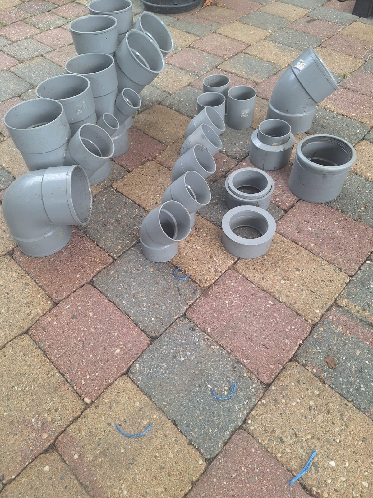 PVC riool hulpstukken, Ophalen, Bochten, Pvc, Minder dan 2 meter
