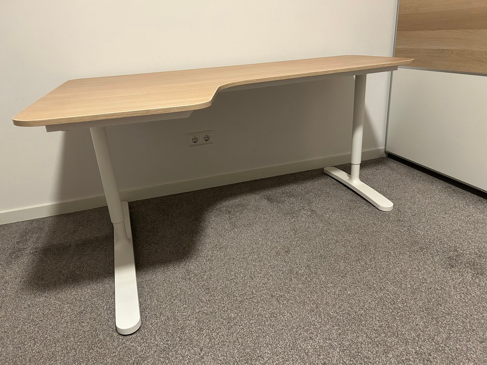 Ikea bureau Bekant, Huis en Inrichting, Bureaus, Gebruikt, Schoolbureau, IKEA, In hoogte verstelbaar, Ophalen