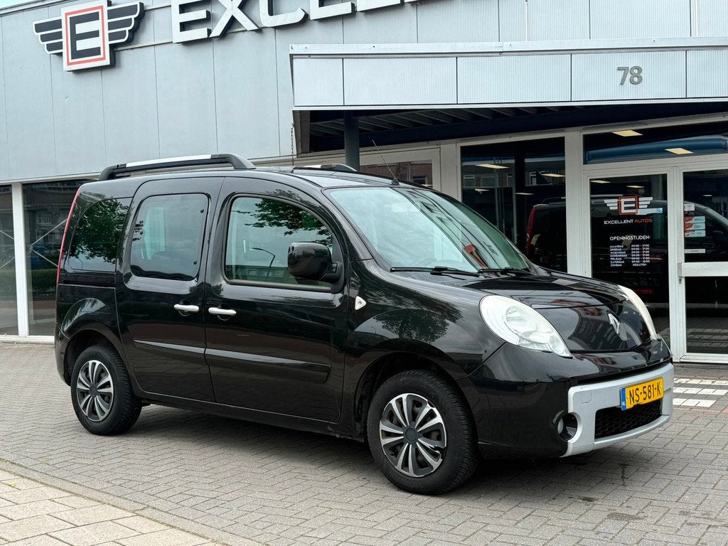 Renault Kangoo Family 1.6-16V Expression - Airco, Auto's, Stof, Gebruikt, 4 cilinders, Metallic lak