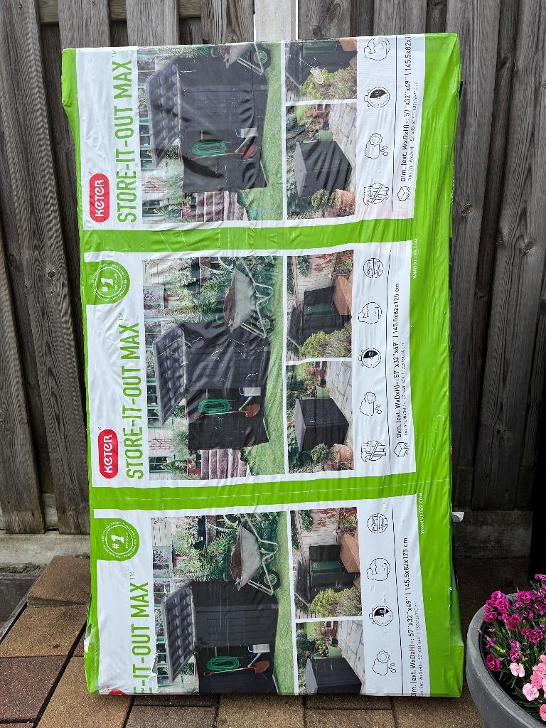 Keter Store-It-Out Max Opbergbox 1200 l NIEUW in verpakking!, Ophalen, Nieuw, Kunststof, Overige typen