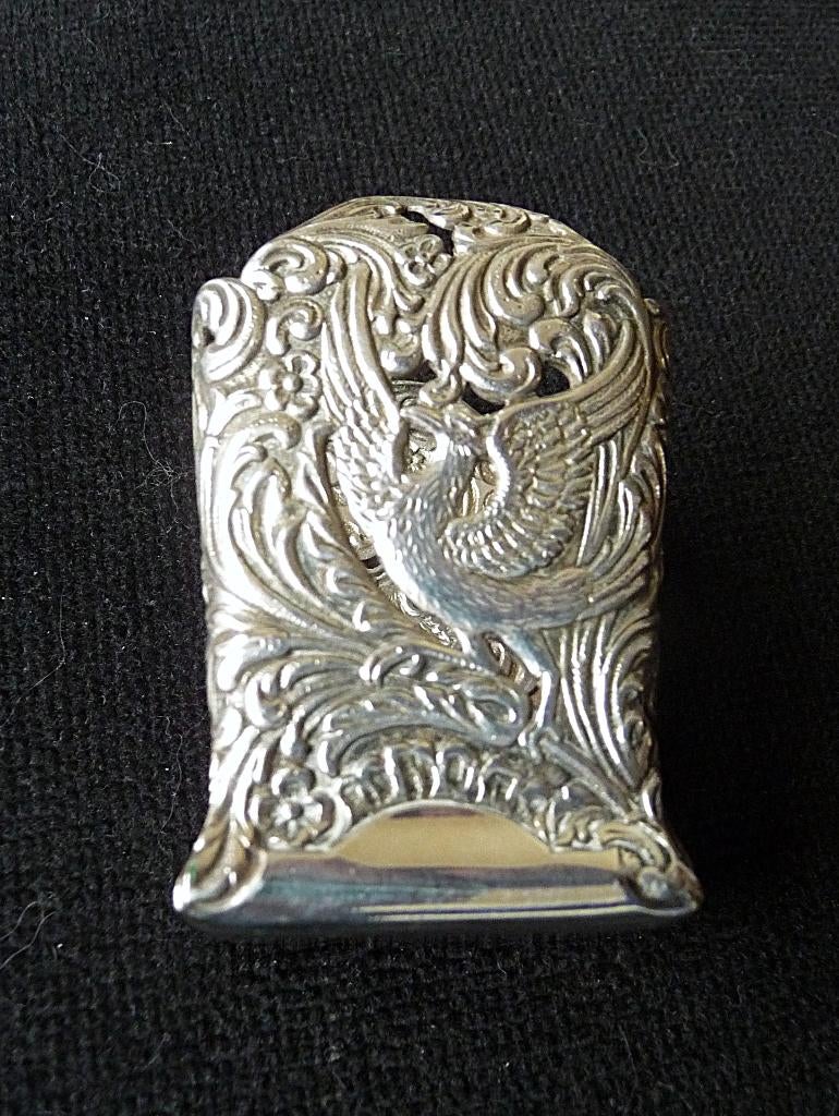 Vintage GERO 90 Georg Nilsson verzilverde Maggifles houder, Ophalen of Verzenden