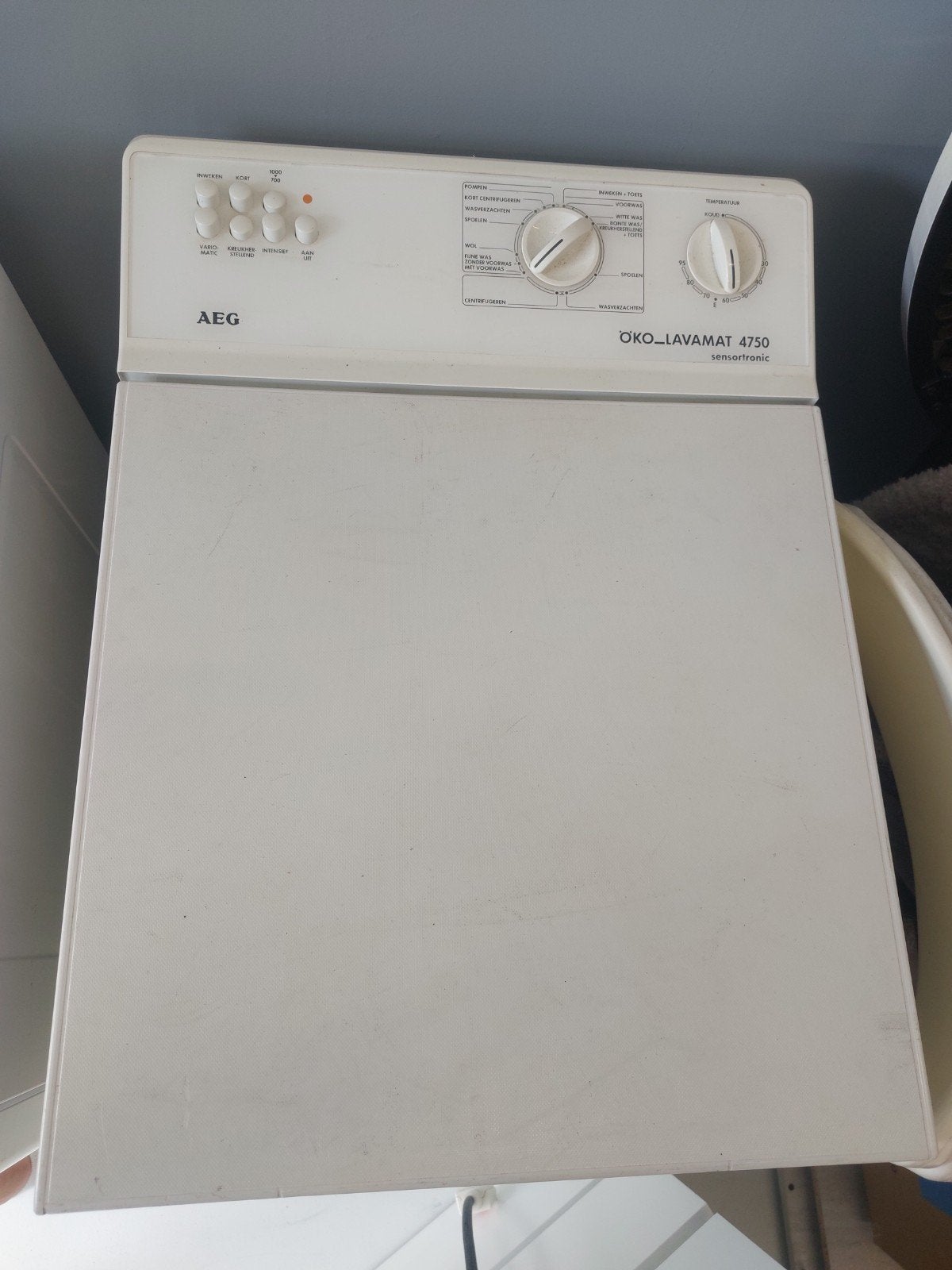 AEG Öko_Lavamat 4750 Sensortronic Bovenlader Wasmachine, Witgoed en Apparatuur, Wasmachines, Gebruikt, Onbekend, Ophalen, AEG