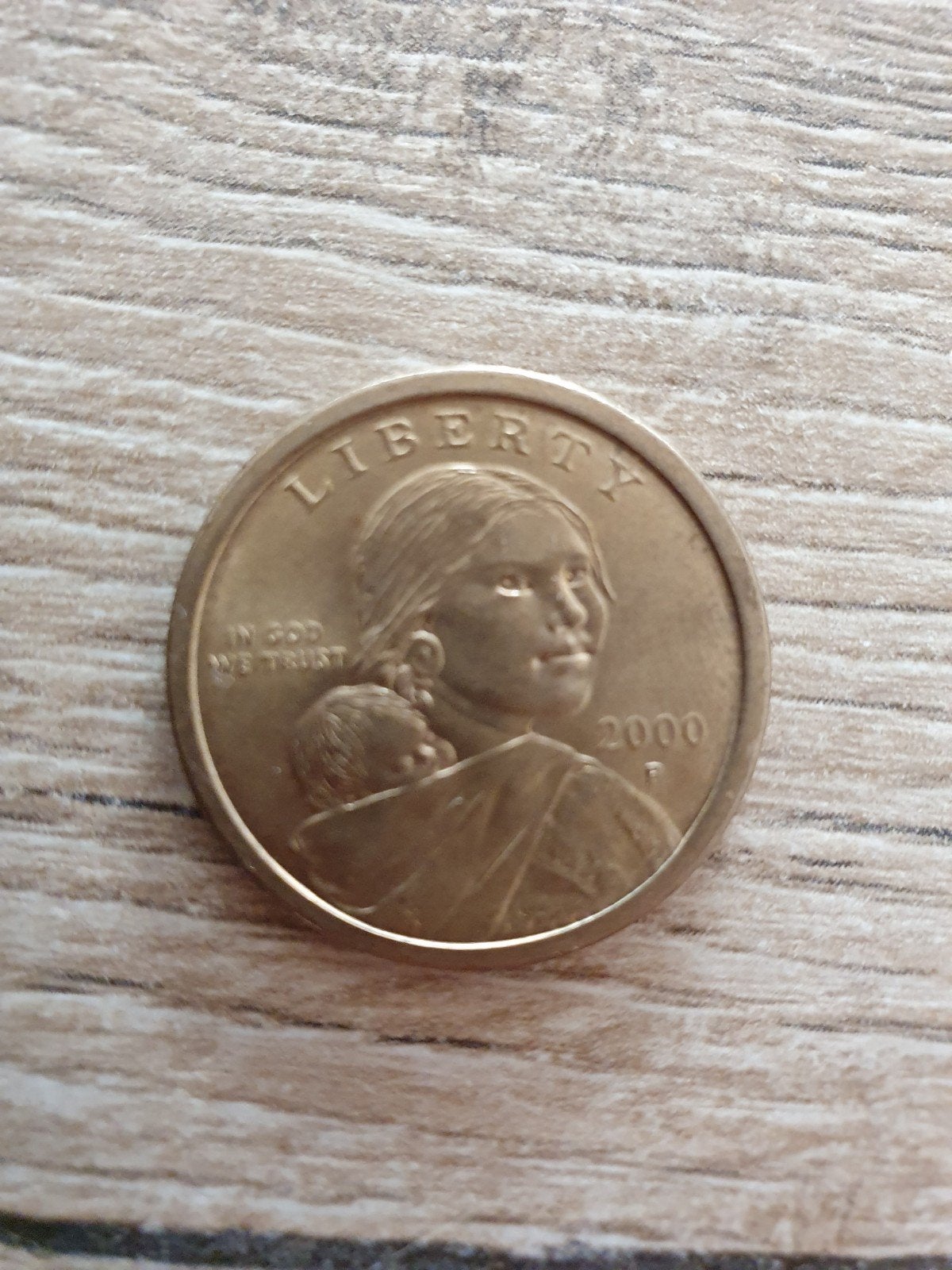 Amerika 1 Dollar 2000 P Sacagawea, Ophalen of Verzenden, Noord-Amerika, Losse munt