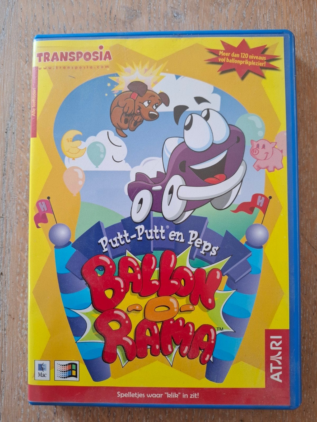 Putt-Putt en Peps Ballon O Rama, Junior Arcade voor kinderen, Spelcomputers en Games, Games | Pc, Puzzel en Educatief, Gebruikt