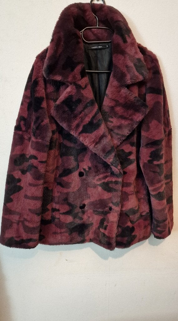 Lauren vidal faux fur jas maat m camouflage, Maat 38/40 (M), Lauren vidal, Nieuw, Ophalen of Verzenden