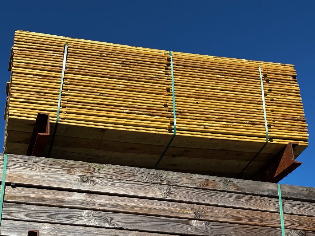 Douglas Steigerplanken, 20 x 3cm x 2,5 of 5 mtr  € 5,00 /mtr, Ophalen, Nieuw, 250 cm of meer, Planken