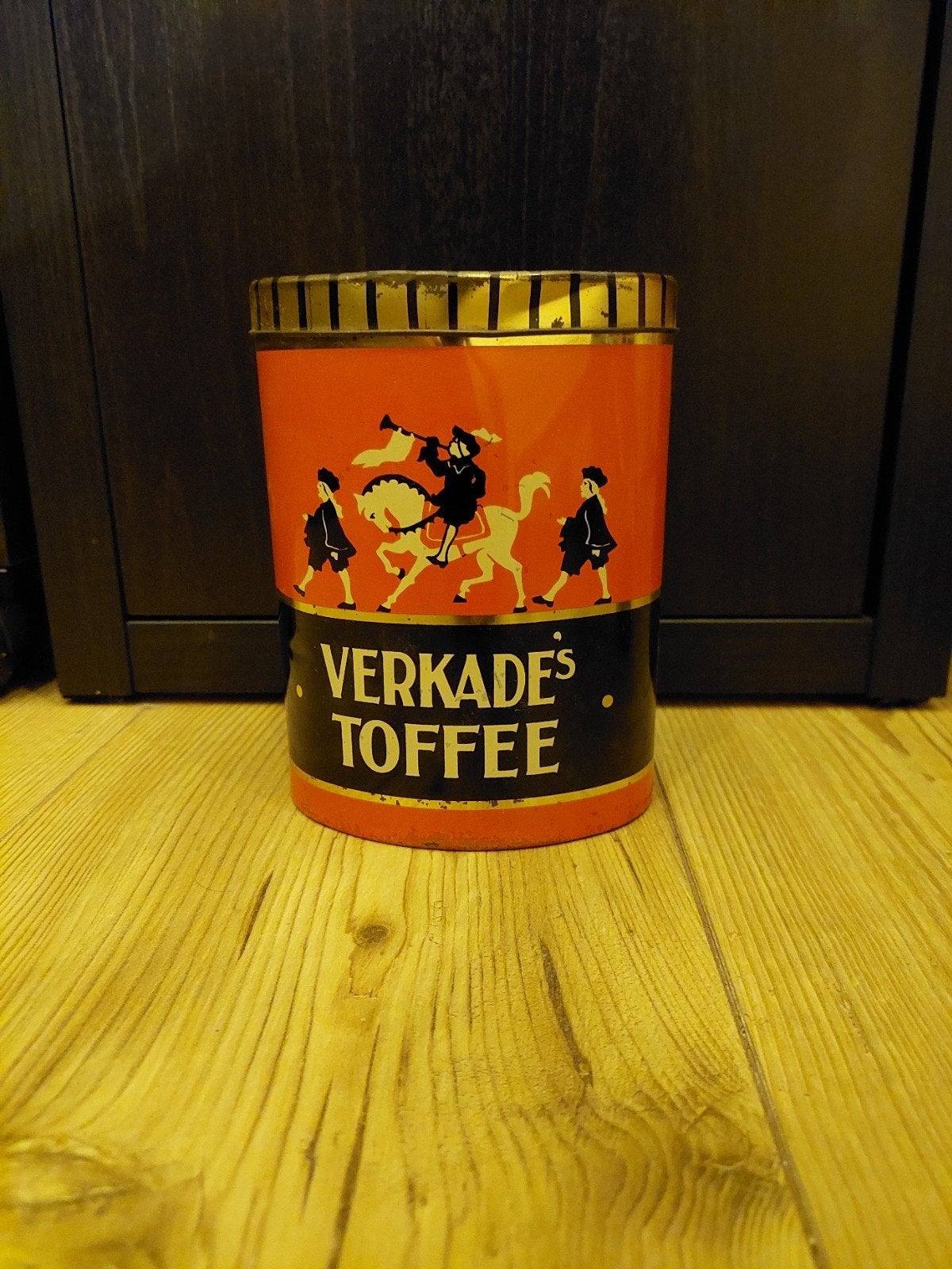 Vintage Verkade's Toffee blik - Oud en decoratief, Ophalen of Verzenden, Gebruikt, Overige, Verkade