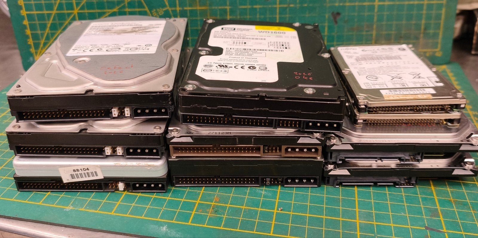 harde schijven IDE/SATA 4GB ~500GB retro PC
10x oude harde s, Computers en Software, Ophalen of Verzenden, Gebruikt, Desktop, IDE