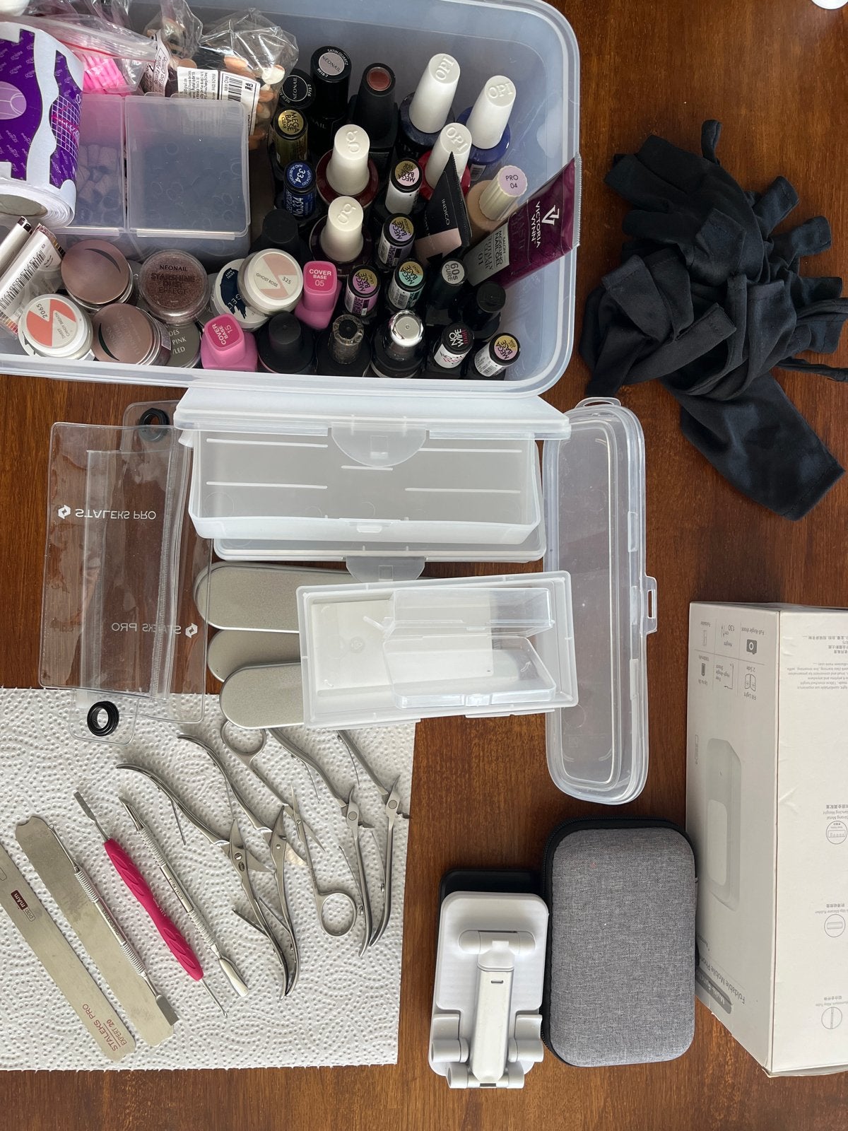 Nagelstylist Producten: 10 BIAB, 17 + 8 Gels, Tools & Meer, Ophalen of Verzenden, Zo goed als nieuw, Handen en Nagels