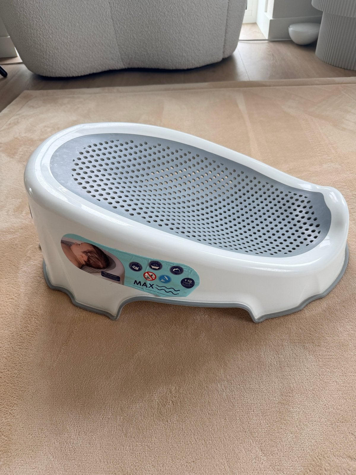 Babyjem Badzitje - Veilig en Comfortabel Badderen (0-6 mnd), Nieuw, Badzitje of Badring, Standaard, Ophalen
