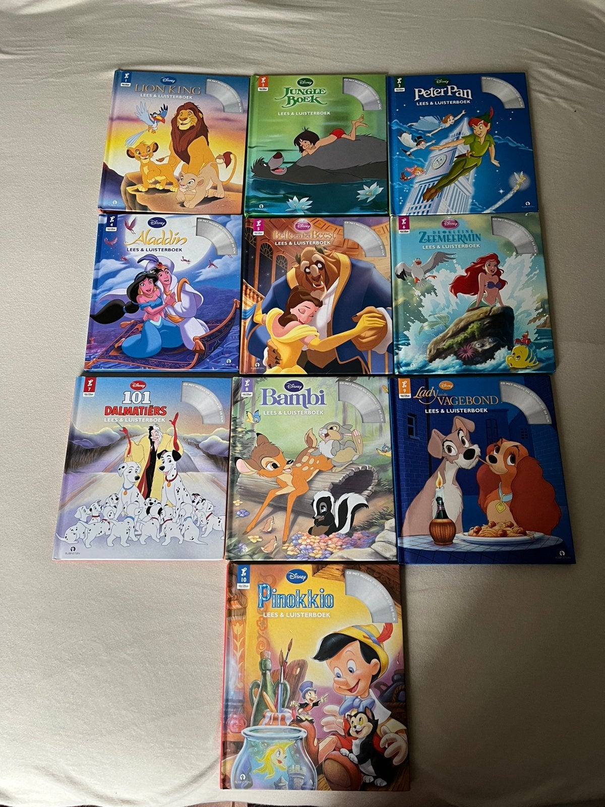 10 Disney Lees en luisterboek, Boeken, Ophalen, Cd, Kind
