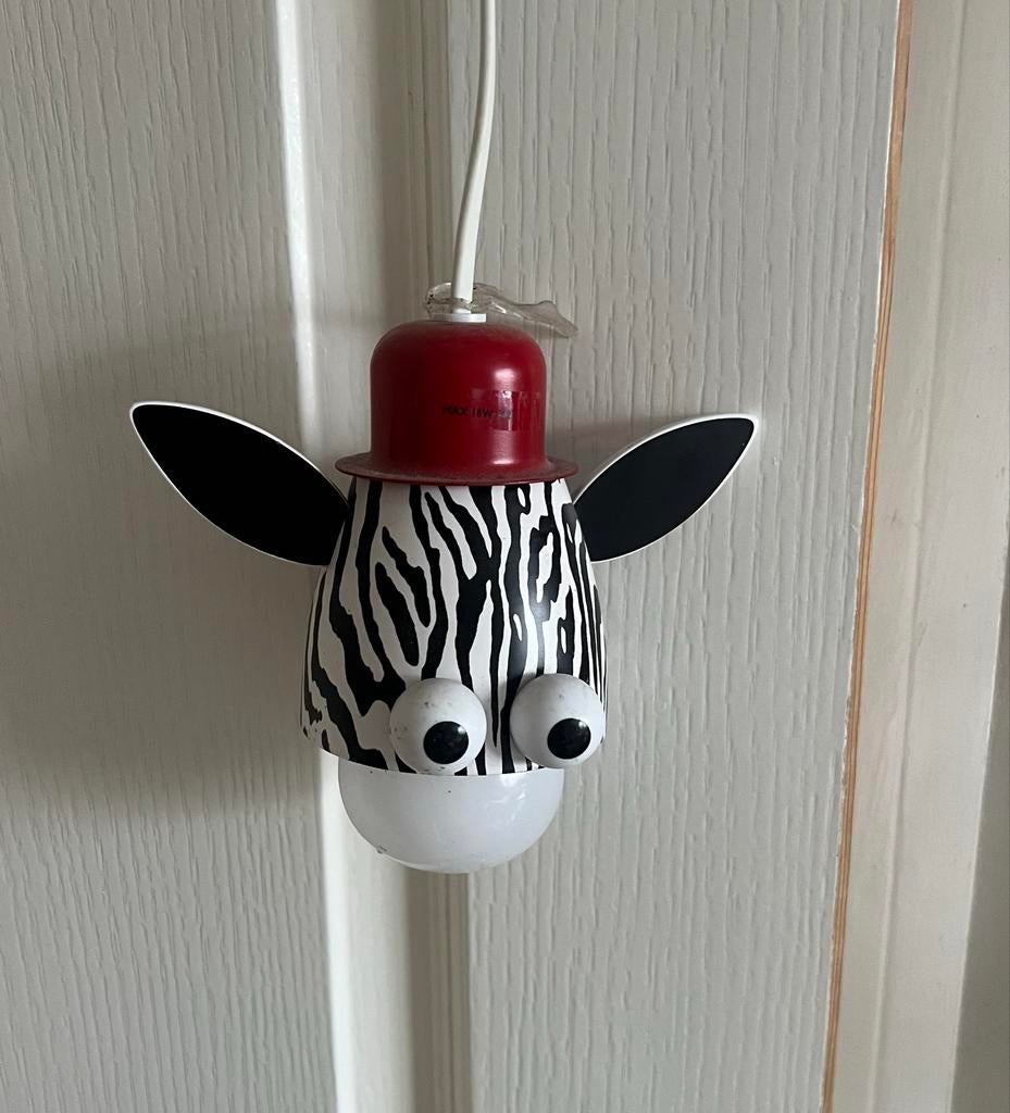 Leuke zebra lamp voor kinderkamer, Ophalen of Verzenden, Zo goed als nieuw, Lamp