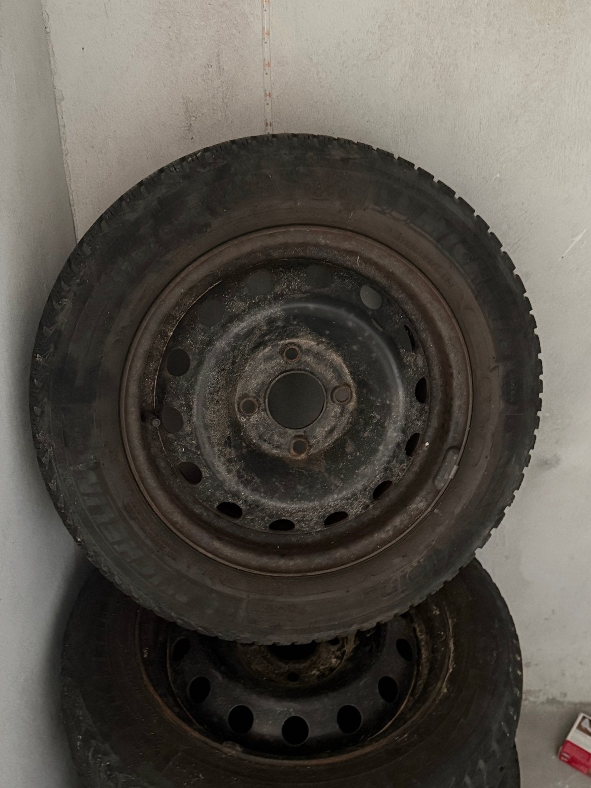 Peugeot 206+ Winterbanden met stalen velgen, Ophalen, Gebruikt