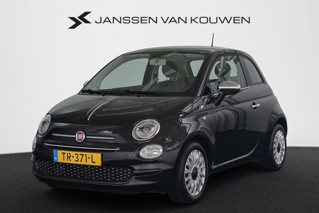 Fiat 500 0.9 TwinAir Turbo Lounge Apple CarPlay Panoramadak, Auto's, Voorwielaandrijving, Stof, Gebruikt, Origineel Nederlands