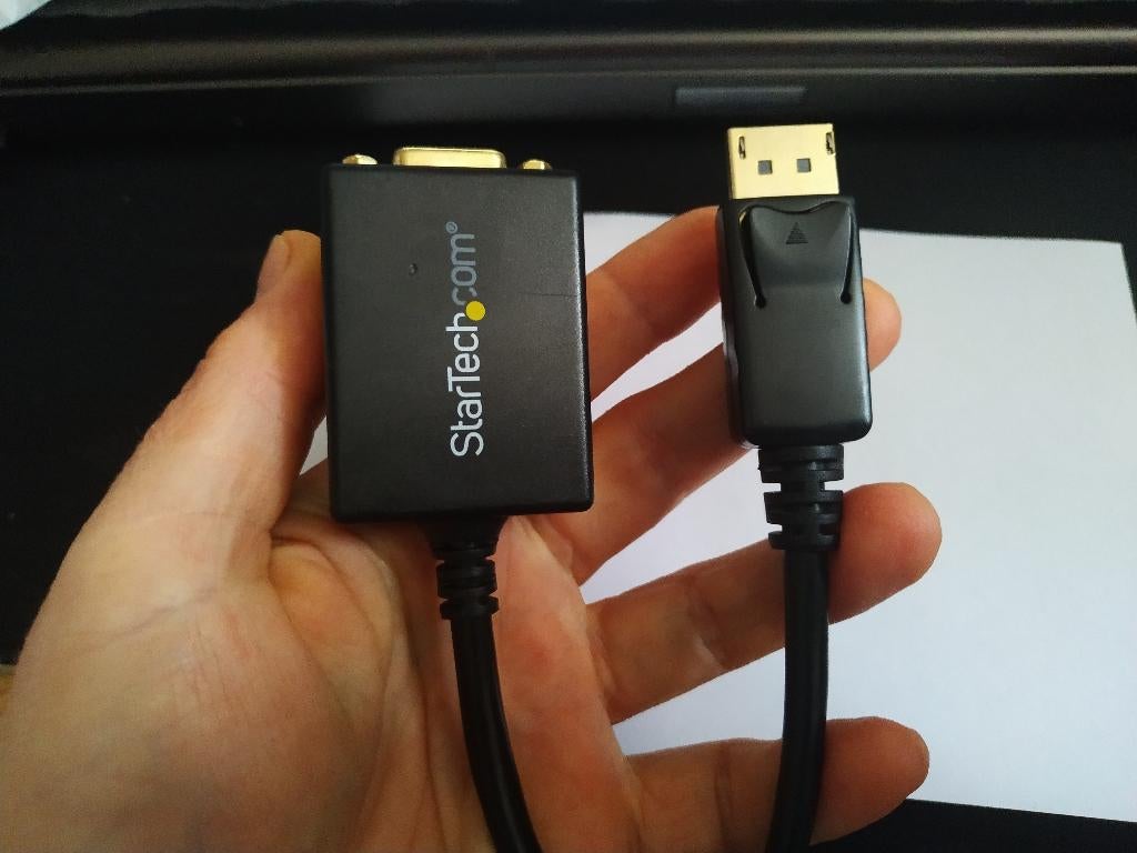 DisplayPort naar VGA Video Adapter Converter, Ophalen of Verzenden, Zo goed als nieuw