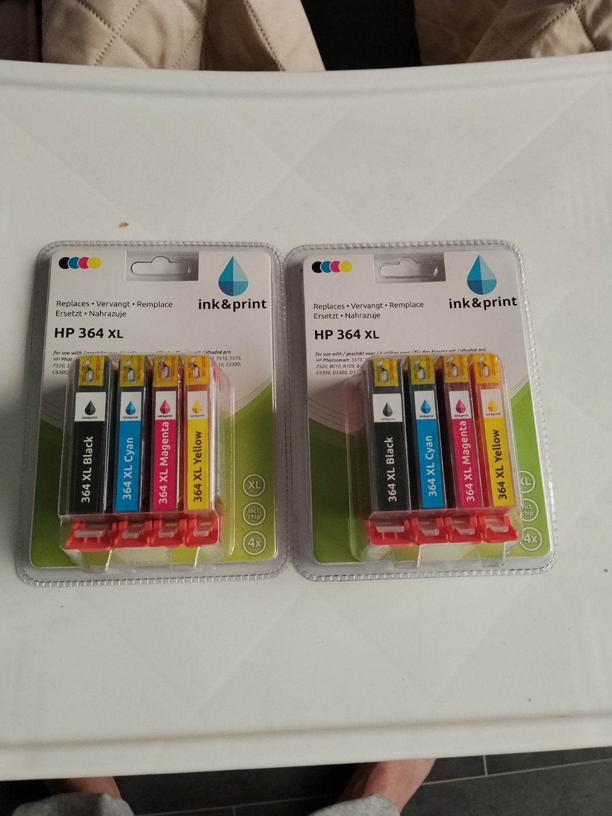 2x Ink&Print HP 364 XL Cartridges, Ophalen of Verzenden, Nieuw, Cartridge, Ink&Print