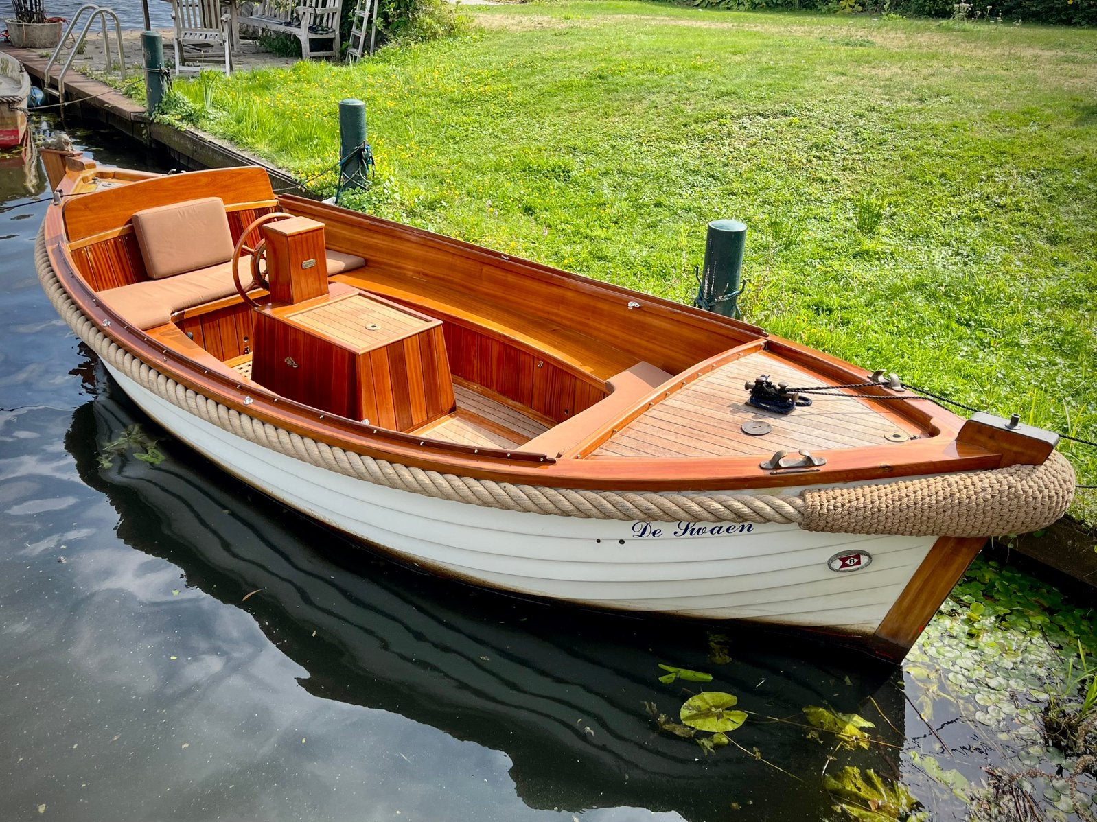 Luxe Breedendam sloep 5,70 m | 1989 | 22 pk | nieuwe buiskap, Gebruikt, Rondzit, Diesel, 6 m