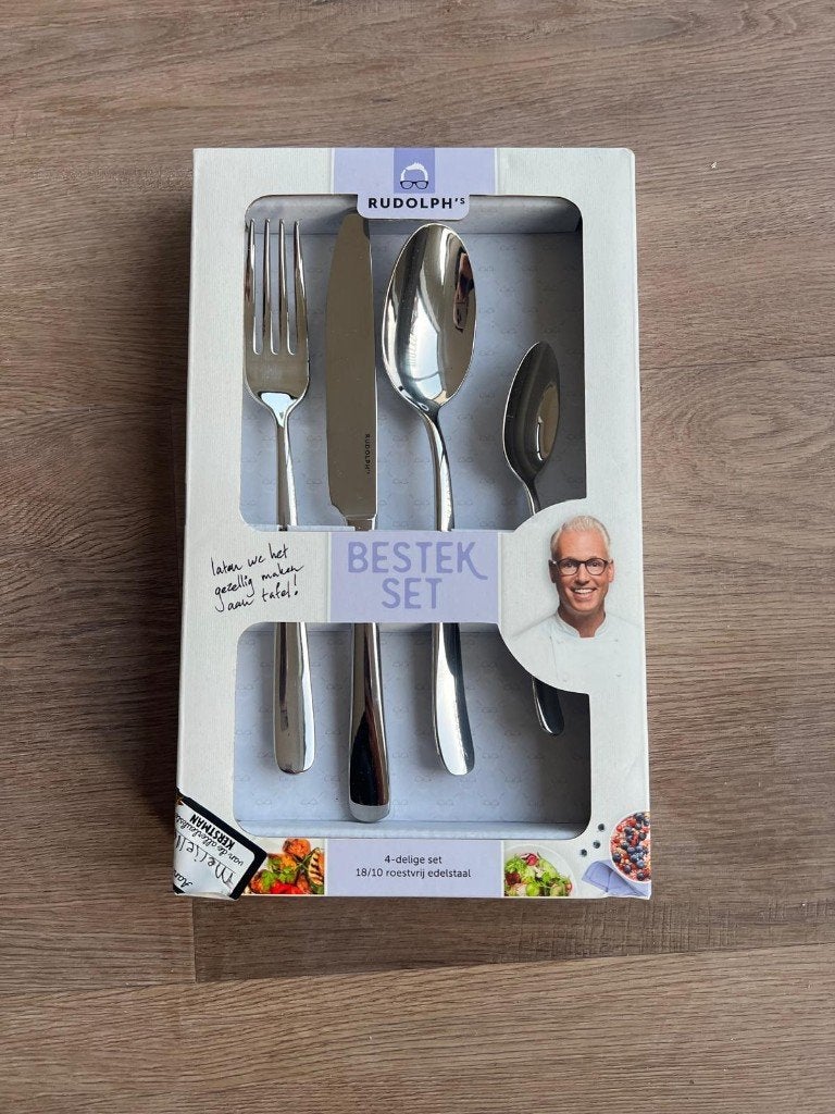 Rudolph's bestek 3x, Bestekset, Nieuw, Ophalen of Verzenden, Rien Poortvliet
