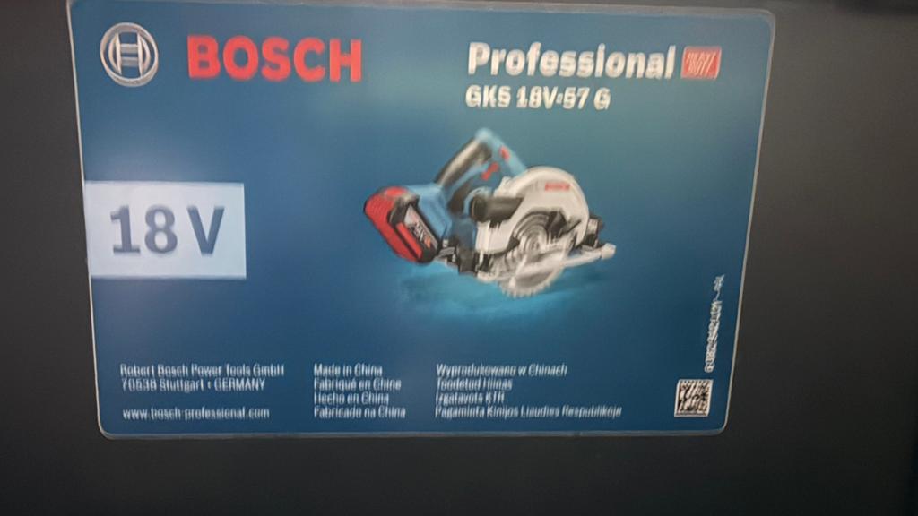 Bosch gks18v-57G Cirkelzaag, Ophalen of Verzenden, Nieuw