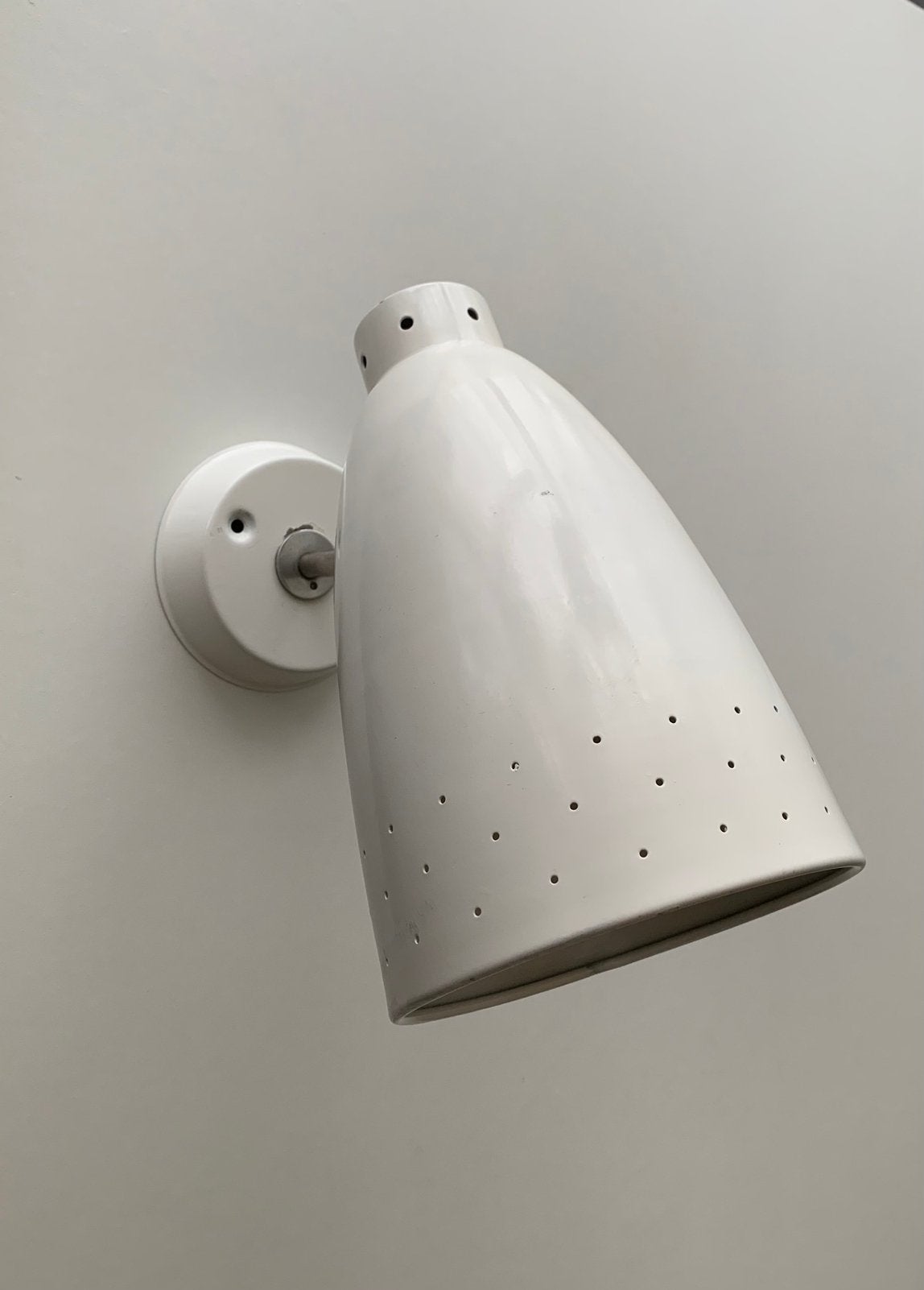 Philips 50s wall lamp silence of the lamps, Gebruikt, Philips, Verstelbaar, Metaal