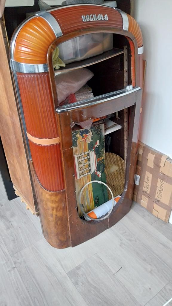 Rock Ola 1422 jukebox, Ophalen, Gebruikt, Voor 1950, Rock Ola