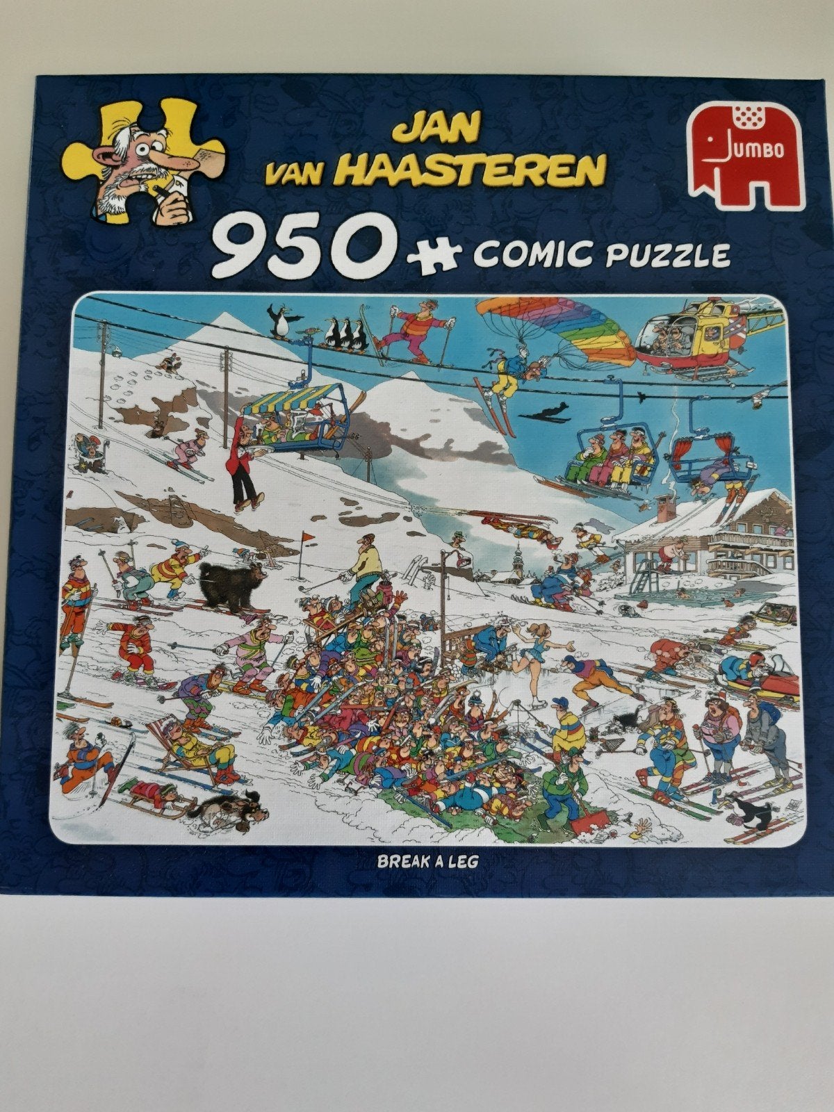 winter puzzel van Jan van Haasteren, Ophalen of Verzenden, 500 t/m 1500 stukjes, Zo goed als nieuw