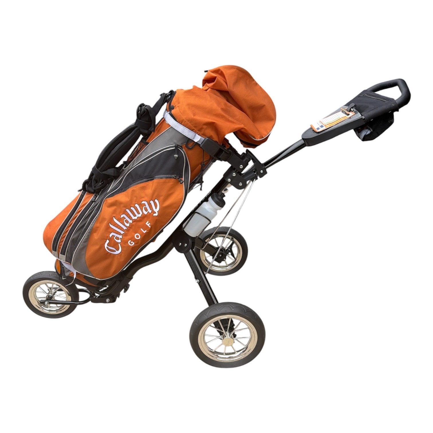 Callaway Golftas met Golfkar en Clubs - Complete Set, Sport en Fitness, Golf, Ophalen, Gebruikt, Set, Callaway