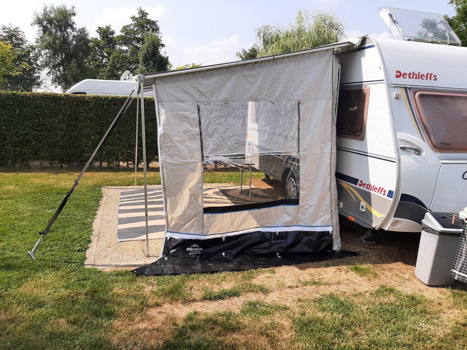 Obelink Queen Side 220 zijwand voor luifel, Ophalen of Verzenden, Zo goed als nieuw, Polyester, Overige merken
