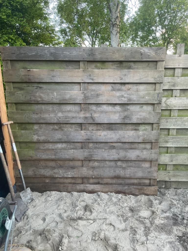 Gratis op te halen schutting panelen., Ophalen, Minder dan 3 meter, Hout, 1 tot 2 meter