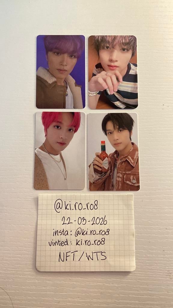 Nct Haechan pob’s misc, Verzenden, Zo goed als nieuw, Foto of Kaart