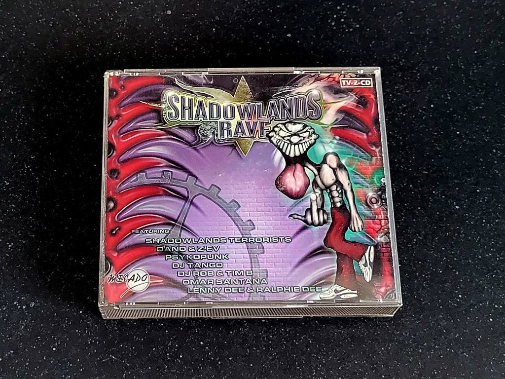 Shadowlands Rave ( Hardcore / Gabber / JDA / Thunderdome ), Hardcore, Ophalen of Verzenden, Zo goed als nieuw, Inclusief boekje