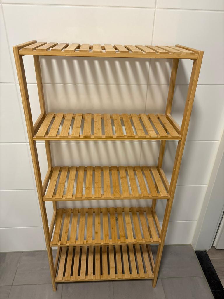 Handdoeken houten rek, Ophalen, 50 tot 100 cm, Zo goed als nieuw, Minder dan 100 cm